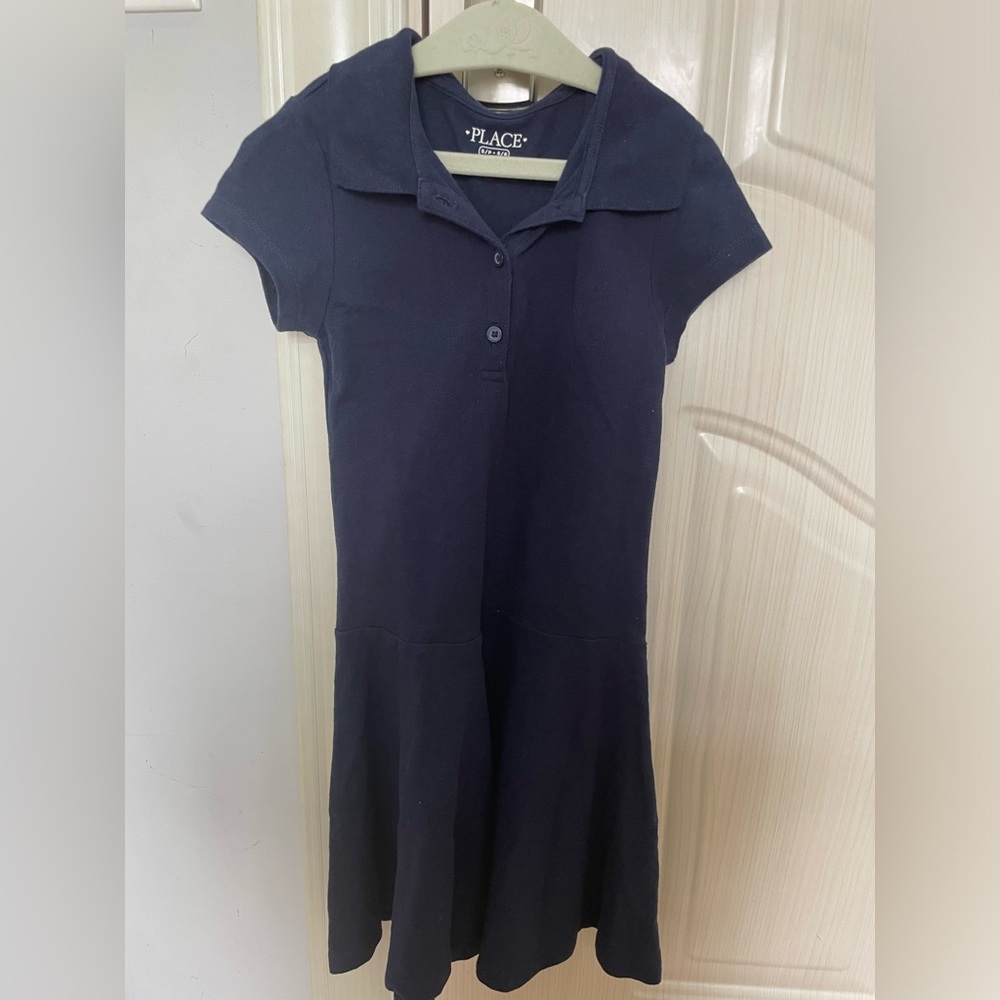 The Children’s Place Girl Navy Blue Uniform Dress
